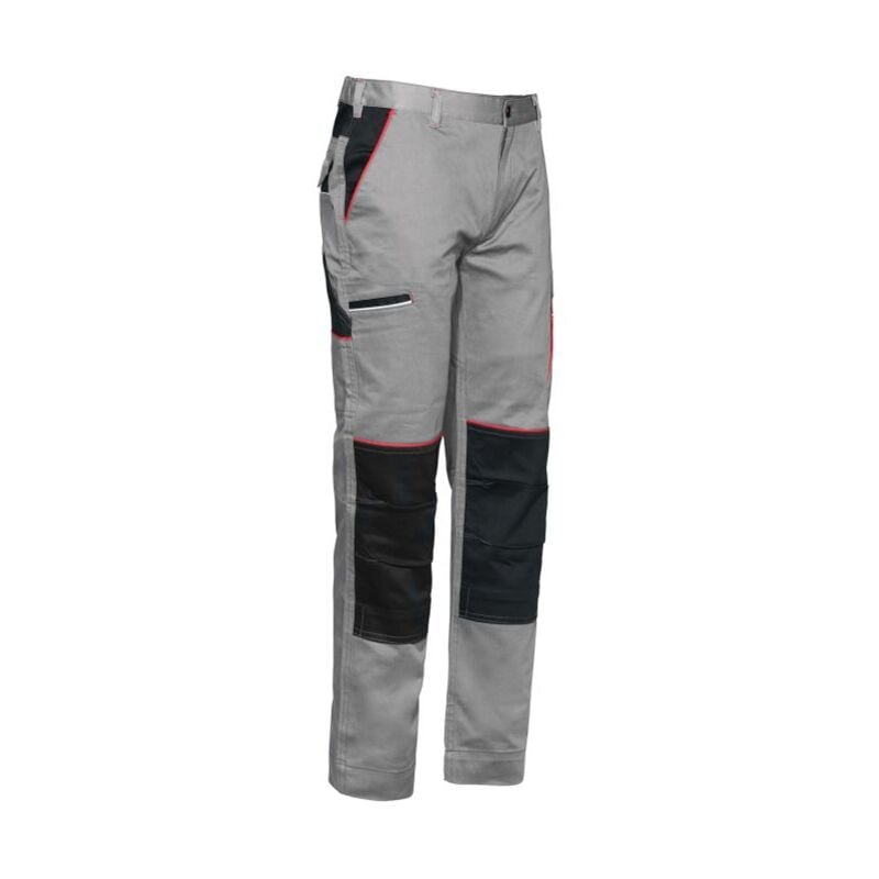 Industrial Starter - Issaline 9030B-080 Pantalon de Travail Stretch Boom Gris m