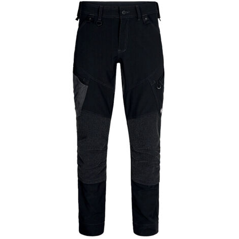 Pantalons de travail X -Treme stretch 4 sens avec poches genouillère Kevlar coloris noir/gris taille 44 - ENGEL