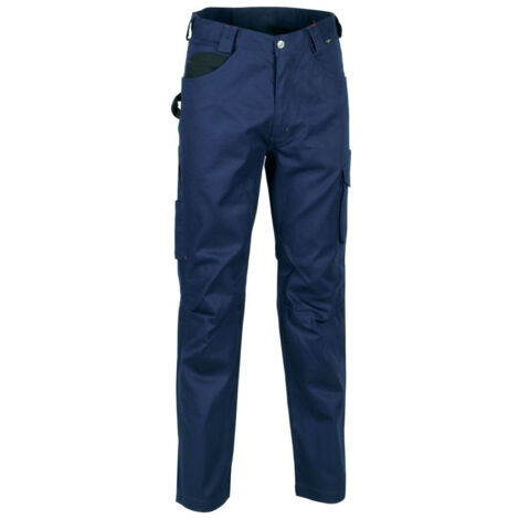 Pantalons Drill Coton Polyester Couverture De Travail Antituneuristique 4 Saisons 60 Navy
