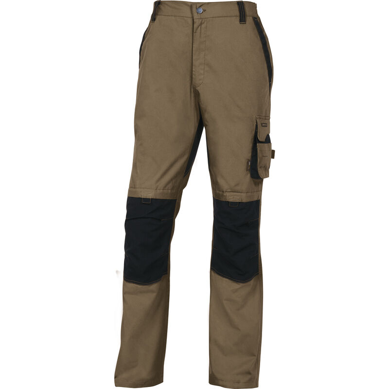 Delta Plus - Pantalon de travail Mach spring en coton Beige / noir MSLPABE0 54/56 (3XL) - Beige