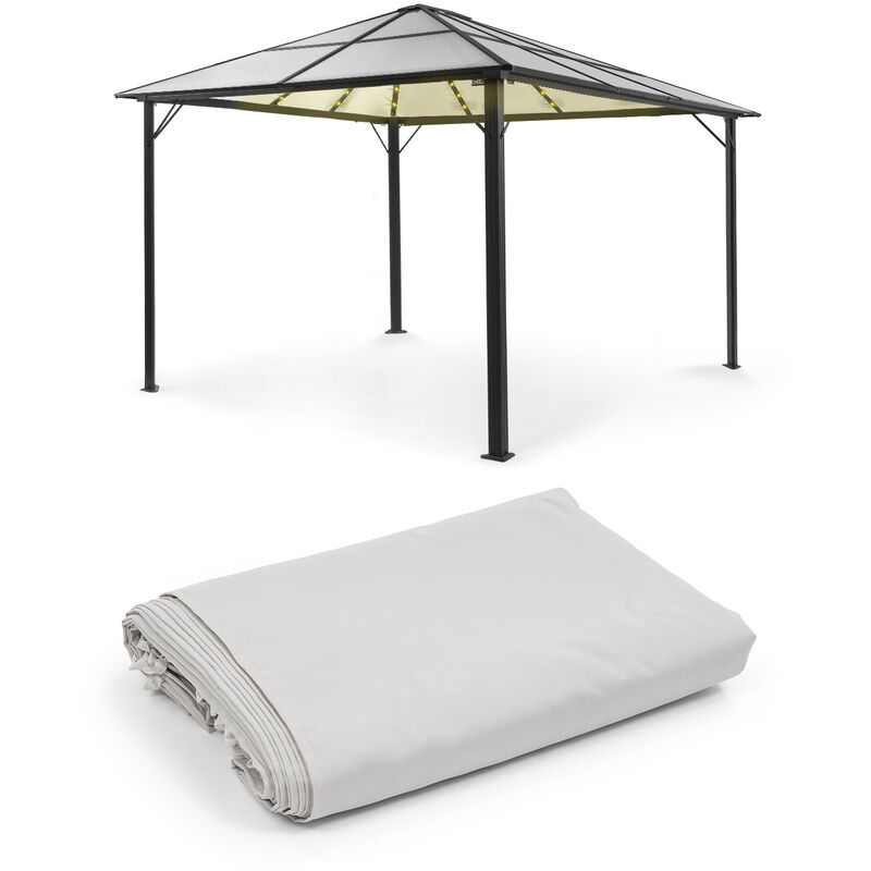 Pantheon Solid Sky Ambient Solar Pavillon 3x4 m Dach transparent