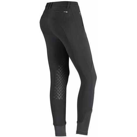Pantloni da equitazione donna Gemma con grip antiscivolo: 46, Bianco (01)