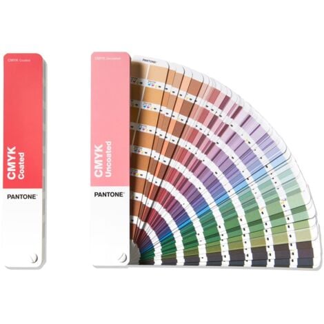 Pantone Insieme della guida del colore di CMYK, GP5101C, rivestito e non rivestito