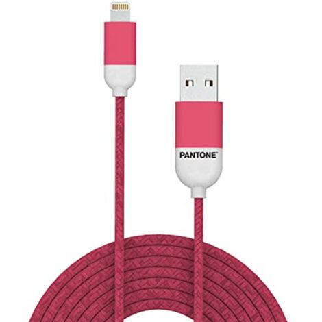 Pantone LCS001 5P LIGHTNING CABLE 1,5 MT PINK Rosa
