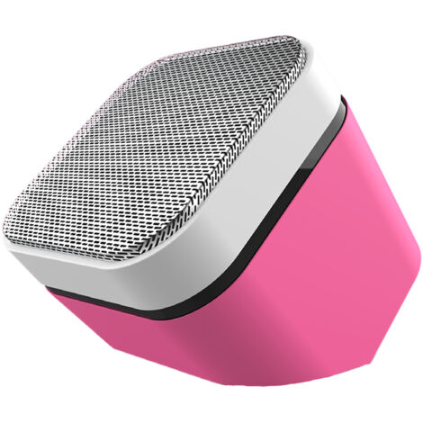Pantone PT-BS003R Altoparlante Bluetooth Portatile Rosa 3W Universale 80mm