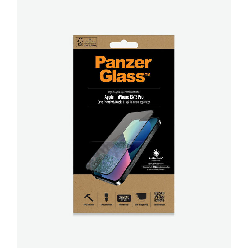 

Protector de Pantalla Friendly & Black IPHONE 13 PRO IPHONE 13 - Panzer Glass