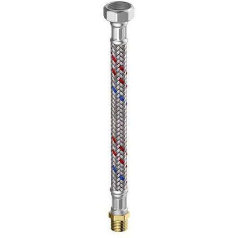 Meiflex Silikon-panzerschlauch M5725.1134.50 1' X 1' Ig/ag, 25 X 500 Mm, Edelstahlgeflecht - Flamco