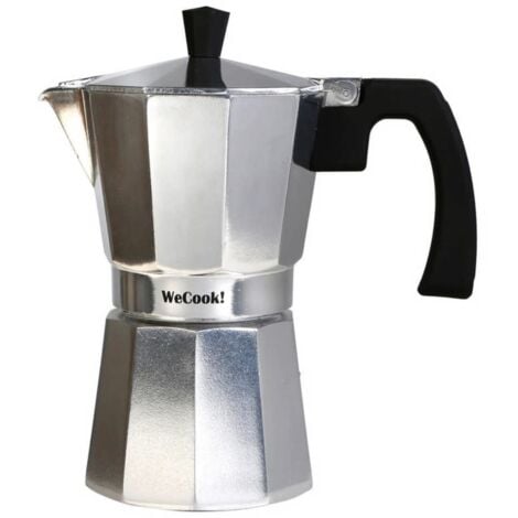 FPLUS Paola Traditionelle Aluminium-Kaffeemaschine 1 Tasse WECOOK 40101