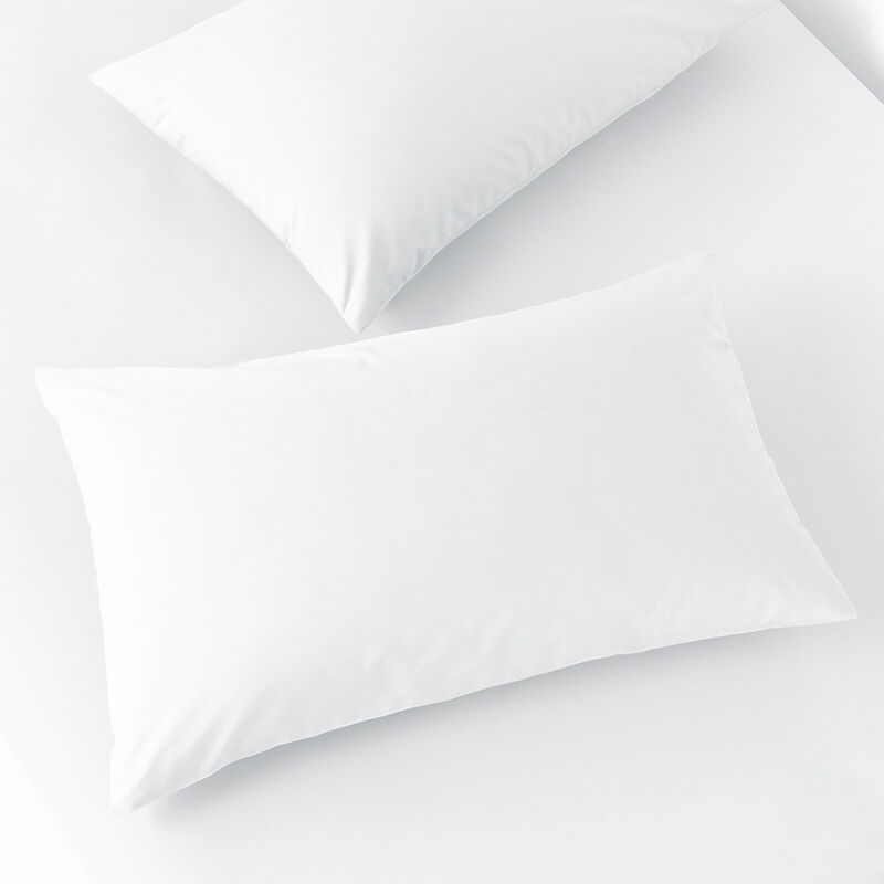 Bamboo Cotton Pillowcase Set 50x75cm White - White - Paoletti