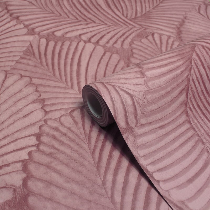 Paoletti Palmeria Vinyl Wallpaper Blush - Blush