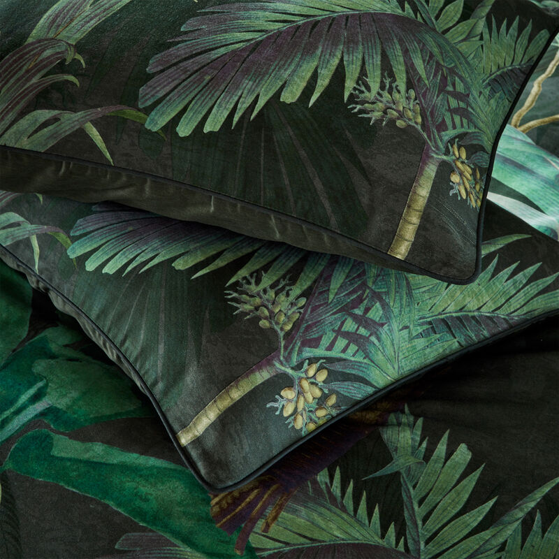 Siona 200 Thread Count Tropical Pillowcase Set 50x75cm Multi - Multicolour - Paoletti