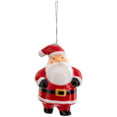 Papá Noel de papel H.12cm rojo - Feeric lights & christmas