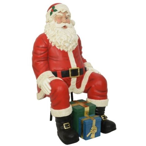 Papá Noel sentado con guiño 89x76x137cm