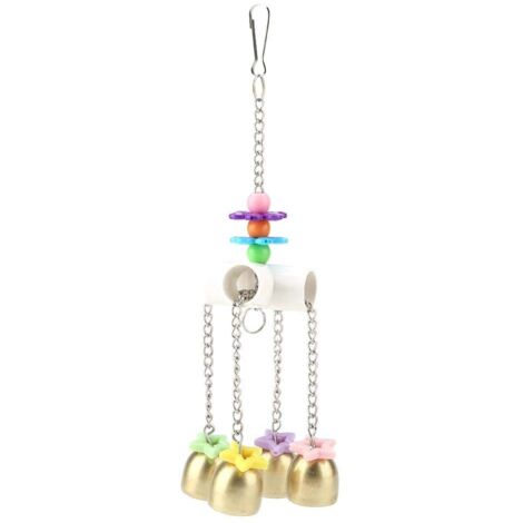 Papagei Schaukel Spielzeug Papageienspielzeug Vogel Papagei Kauen Spielzeug Hängende Glocke Vögel Papagei Schaukel Spielzeug Hängende Glocke Käfig Schaukel Spielzeug