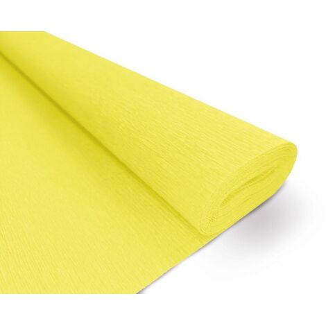 Papel crepé premium 103 200x50cm limón