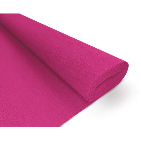 Papel crepé premium 111 200x50cm rosa oscuro