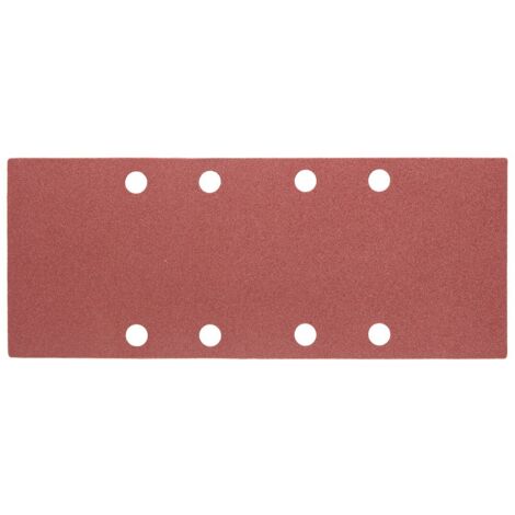 Papel de lija de 93 x 230 mm, K240, 5 unidades, con agujeros