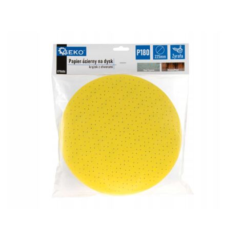 Papel de lija para disco - disco con agujeros 225mm P180 /jirafa/ (10/100/500)