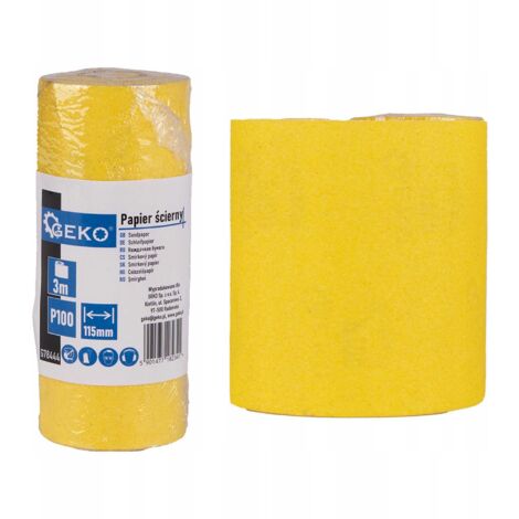 Papel de lija - rollo 115mm x 3m P100 (100)