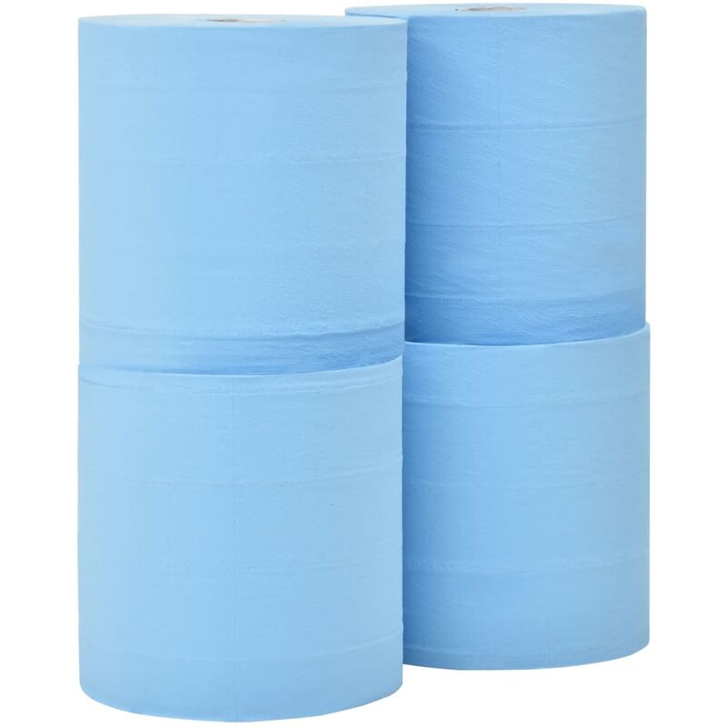 

Papel de limpieza industrial 3 capas 4 rollos 26 cm - Azul