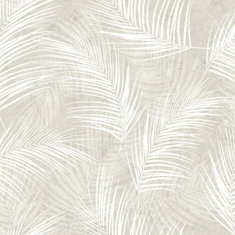 UGEPA Papel de pared Palm beige vidaXL603594