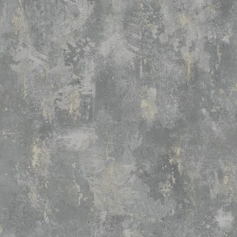 Papel de pared pintado hormigón gris TP1008 DUTCH WALLCOVERINGS