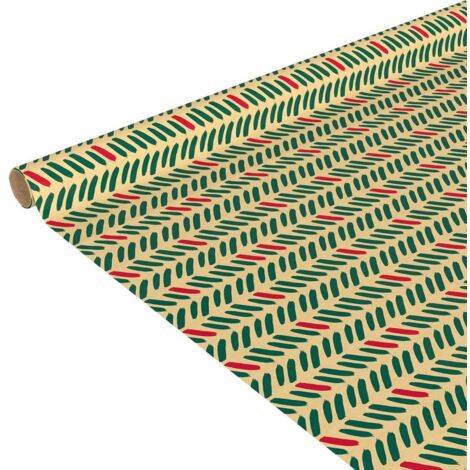Papel de regalo kraft impreso 200x70cm - Feeric lights & christmas