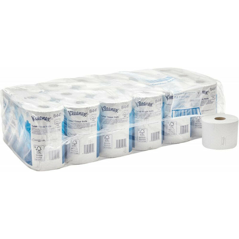 

Papel higiénico Kleenex estándar / blanco (paquete de 6)