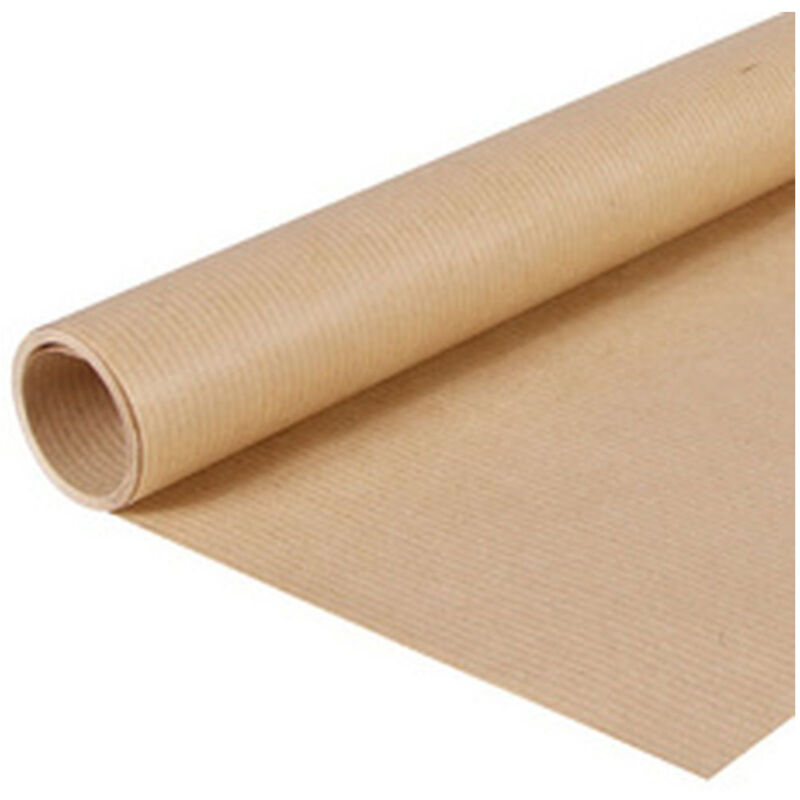 Papel Kraft marrón 60 g/m² Rollo de 5 m x 1 m - Publi Embal