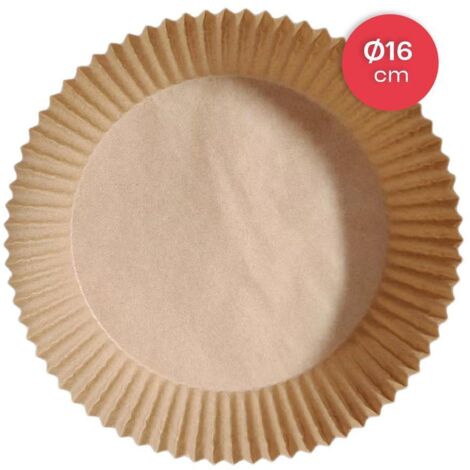 Papel para freidora de aire redondo Ø16cm (Pack de 100 unidades)