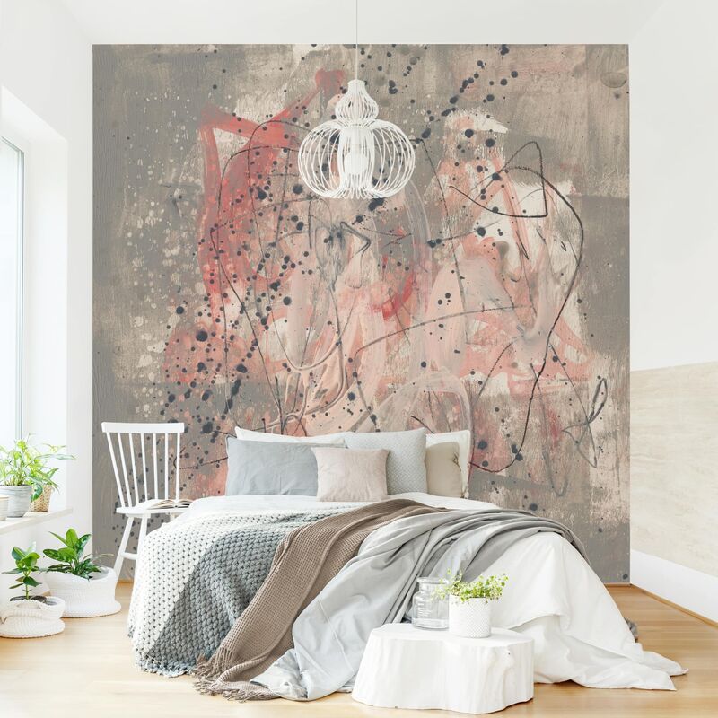 

Papel pintado adhesivo - Blush I - Mural cuadrado Dimensión LxA: 288cm x 288cm