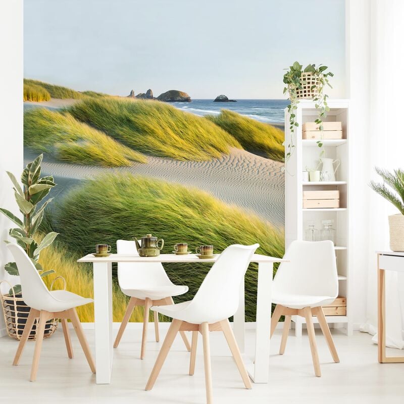 

Papel pintado adhesivo - Dunes And Grasses At The Sea - Mural cuadrado Dimensión LxA: 192cm x 192cm