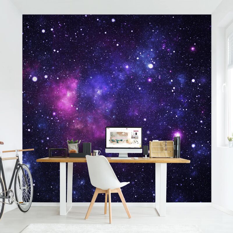 

Papel pintado adhesivo - Galaxy - Mural cuadrado Dimensión LxA: 240cm x 240cm