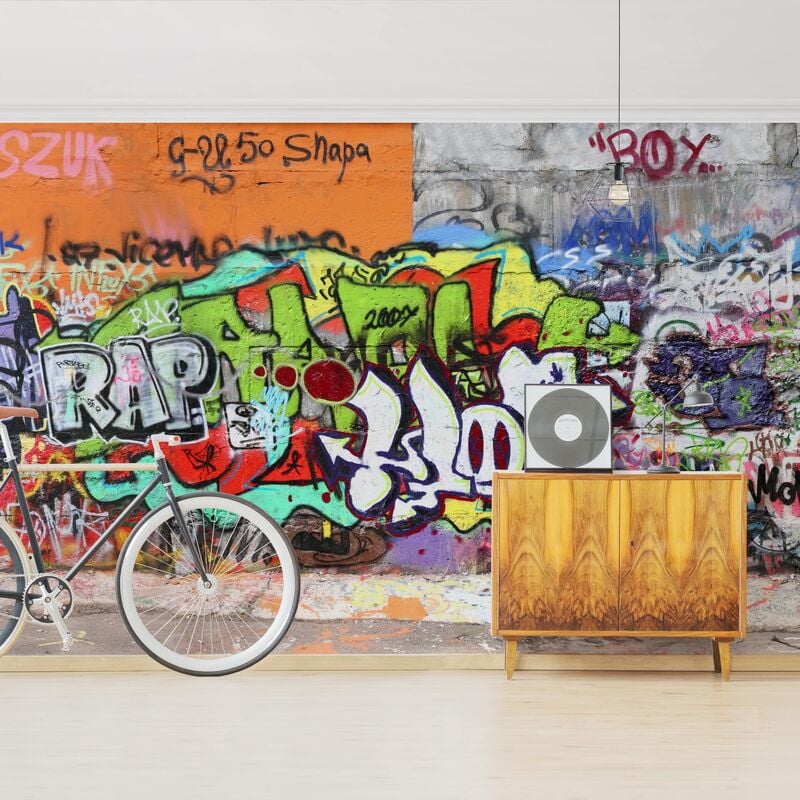 

Papel pintado adhesivo - Graffiti Wall - Mural apaisado Dimensión LxA: 320cm x 480cm