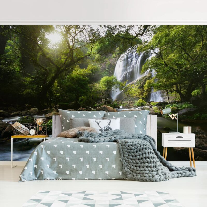 

Papel pintado adhesivo - Mountain Stream - Mural apaisado Dimensión LxA: 190cm x 288cm