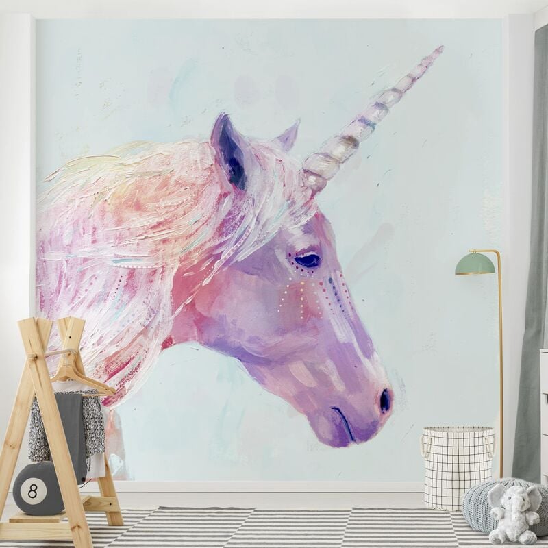 

Papel pintado adhesivo - Mystic Unicorn I - Mural cuadrado Dimensión LxA: 240cm x 240cm