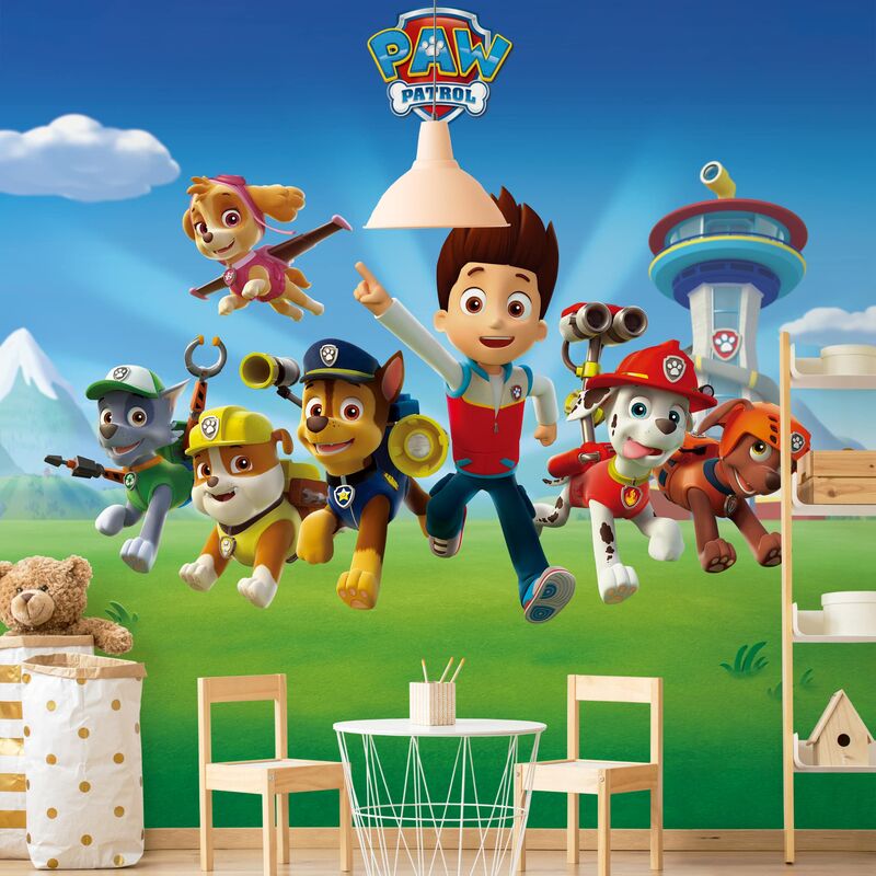

Papel pintado adhesivo - Paw Patrol - Successful Mission - Mural cuadrado Dimensión LxA: 192cm x 192cm
