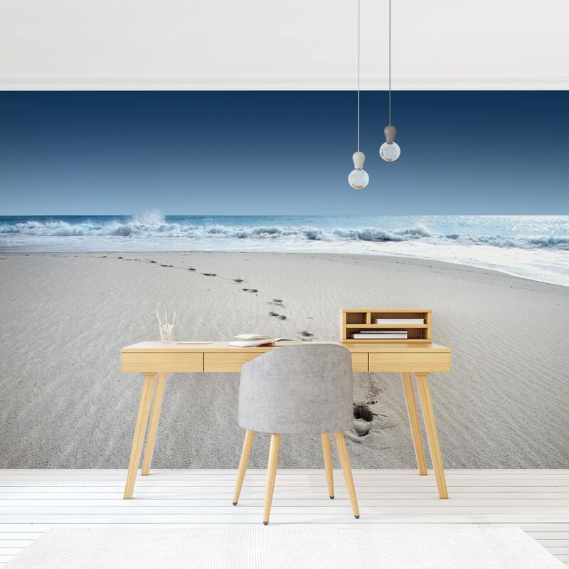 

Papel pintado adhesivo - Traces In The Sand - Mural apaisado Dimensión LxA: 290cm x 432cm