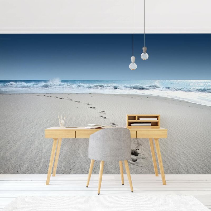 

Papel pintado adhesivo - Traces In The Sand - Mural apaisado Dimensión LxA: 190cm x 288cm