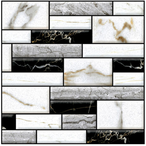 Papel pintado autoadhesivo con efecto ladrillo vintage, removible, 1 pieza de 3030 cm, decoración de interiores moderna, revestimiento de pared impermeable, papel pintado 3D DIY (509)