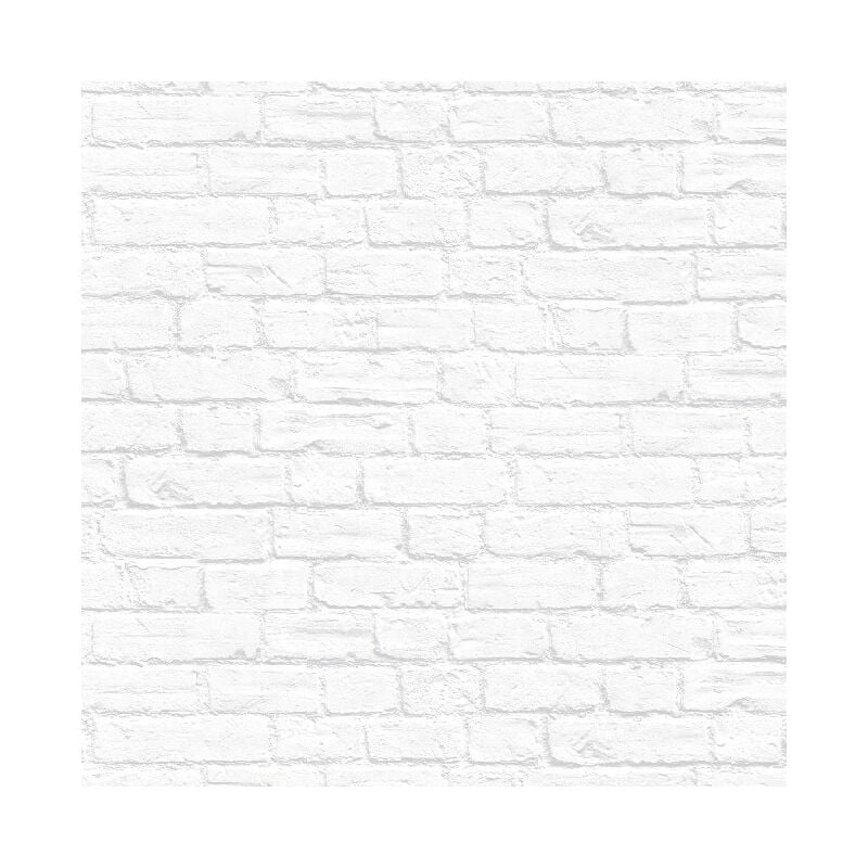 

Papel pintado de la coleccion Natural - Geometrico, Azulejo, Decorativo - Pared, Salon, Dormitorio, Cocina - Blanco en Papel, 53 x 100,5 cm