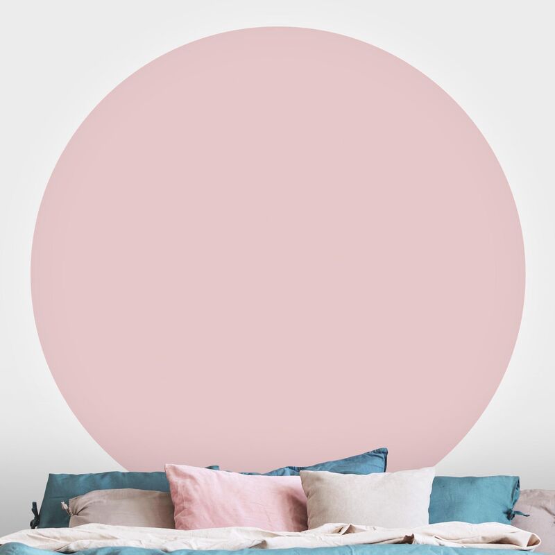 

Papel pintado redondo autoadhesivo - Colour Rose Dimensión LxA: 175cm x 175cm