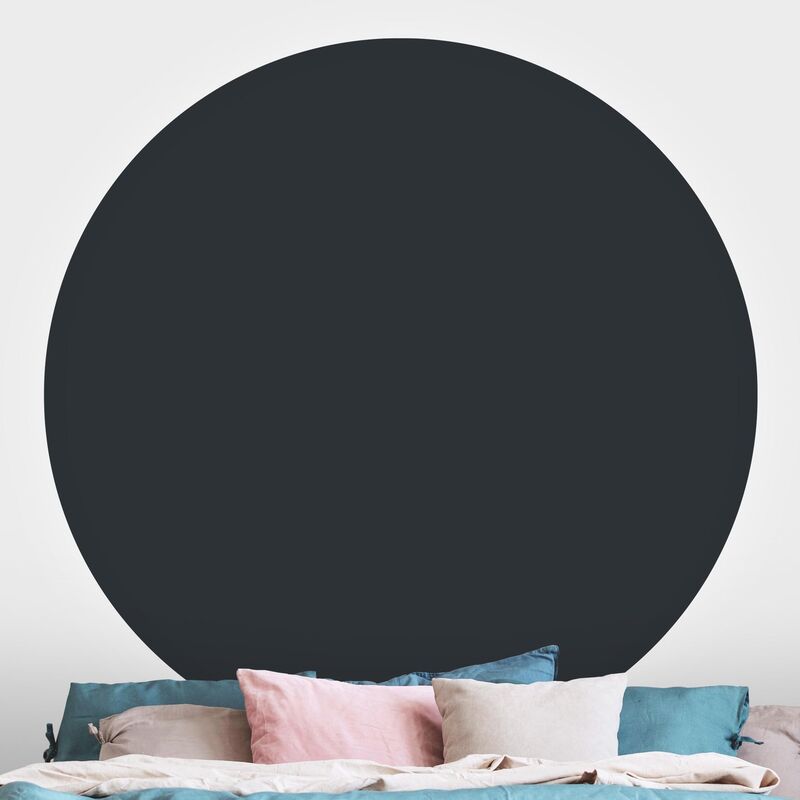 

Papel pintado redondo autoadhesivo - Moon Grey Dimensión LxA: 225cm x 225cm