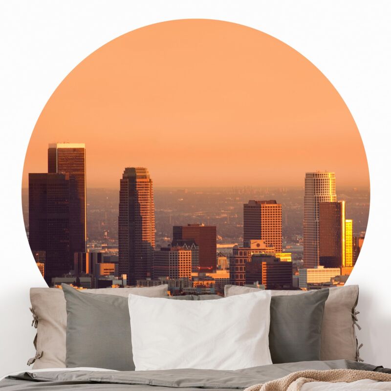 

Papel pintado redondo autoadhesivo - Skyline Nostalgia Dimensión LxA: 50cm x 50cm