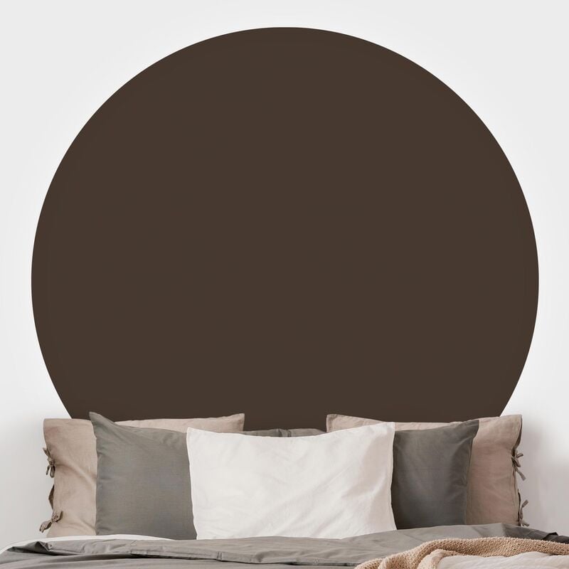 

Papel pintado redondo autoadhesivo - Cacao Dimensión LxA: 75cm x 75cm