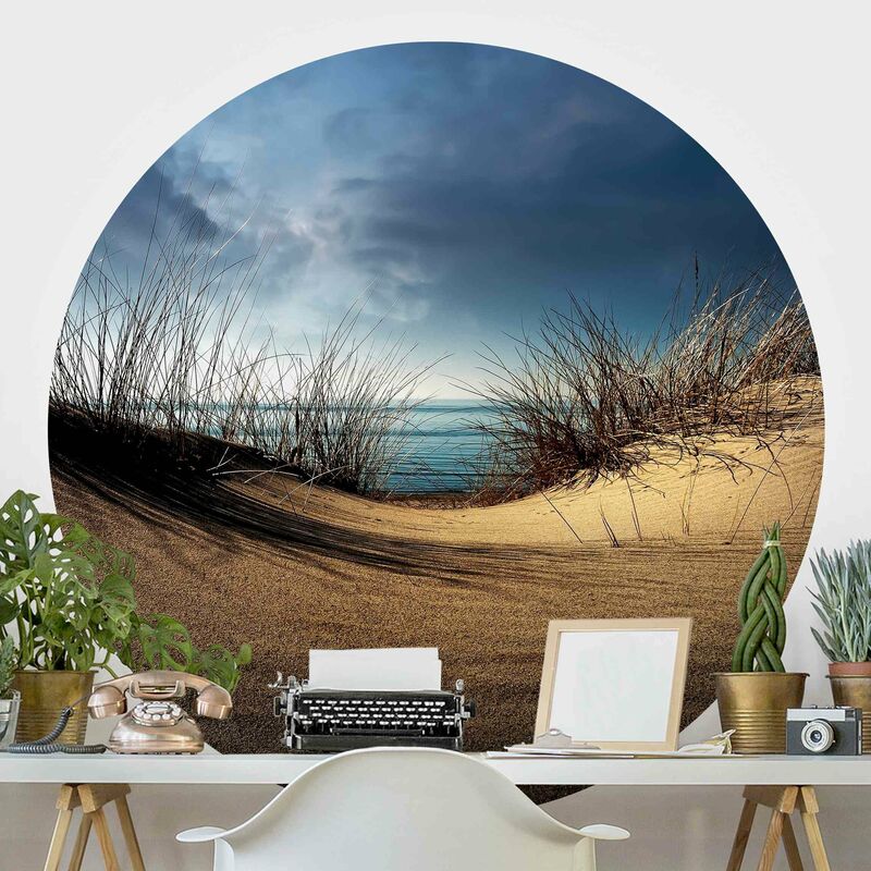

Papel pintado redondo autoadhesivo - Sand Dune Dimensión LxA: 244cm x 244cm