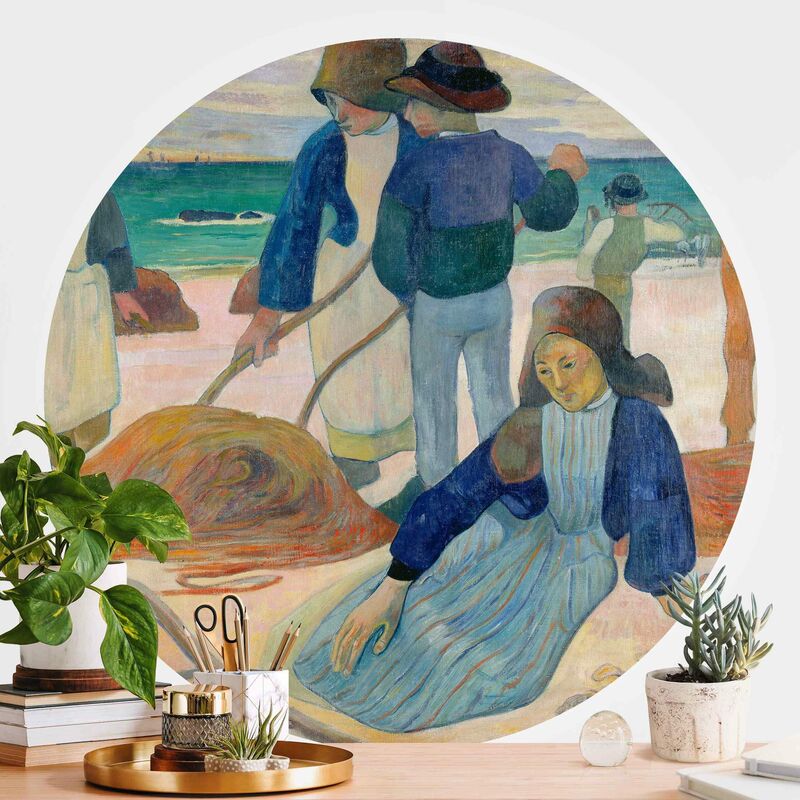 

Papel pintado redondo autoadhesivo - Paul Gauguin - Tang Collectors Dimensión LxA: 175cm x 175cm