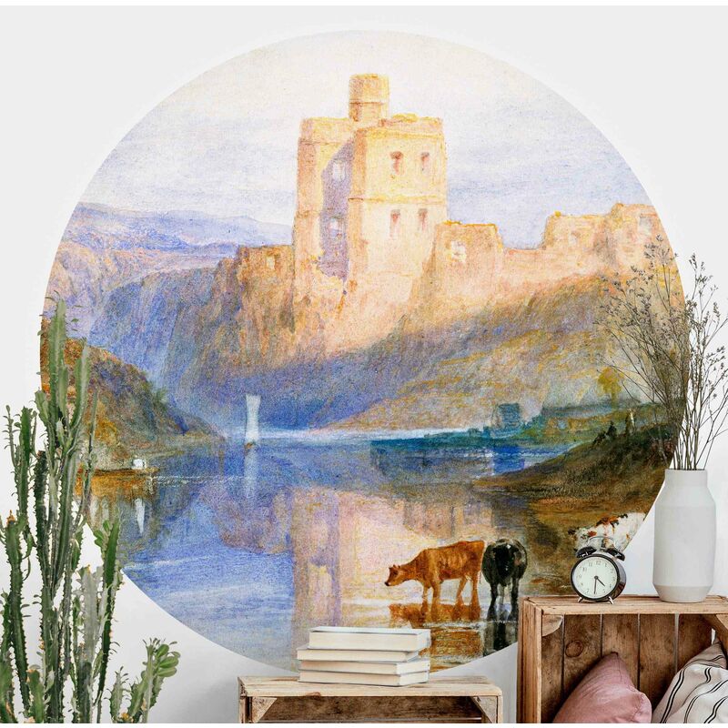 

Papel pintado redondo autoadhesivo - William Turner - Norham Castle Dimensión LxA: 244cm x 244cm