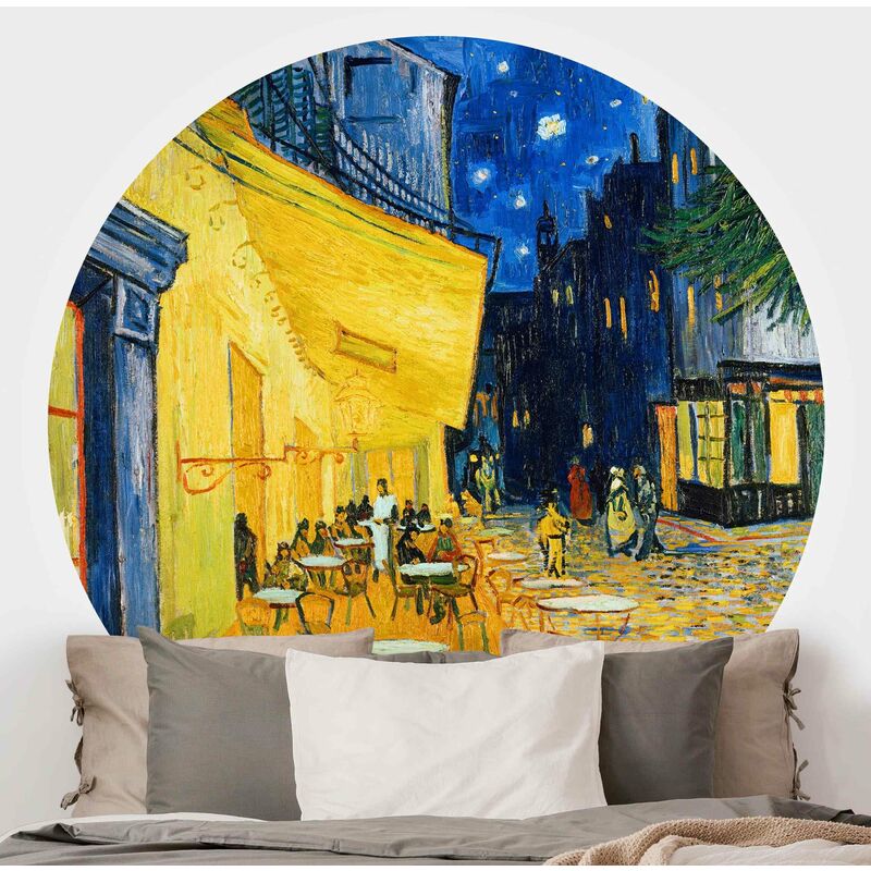 

Papel pintado redondo autoadhesivo - Vincent Van Gogh - Cafe Terrace In Arles Dimensión LxA: 150cm x 150cm
