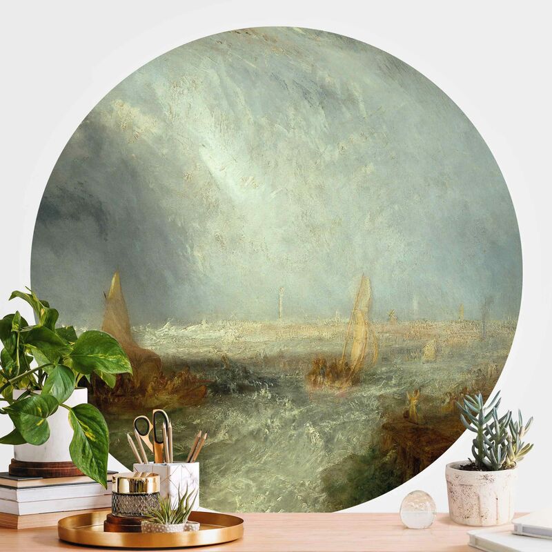 

Papel pintado redondo autoadhesivo - William Turner - East End Dimensión LxA: 150cm x 150cm